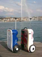 Soccer trolley in Geneva